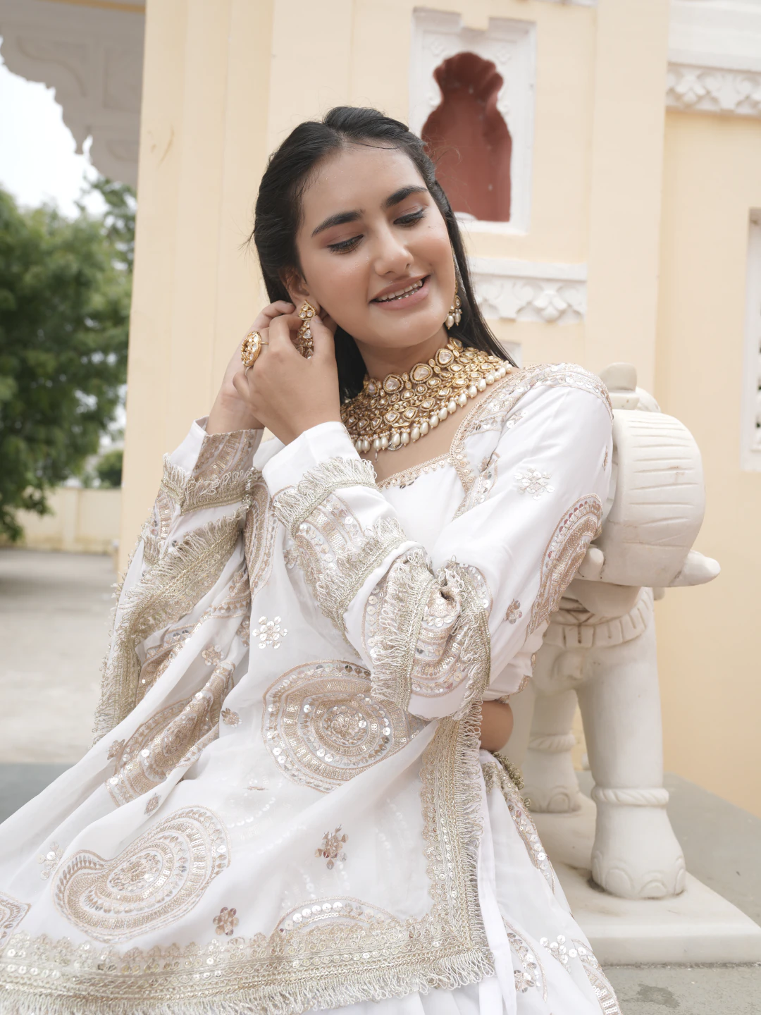 White Baby Pearl Set