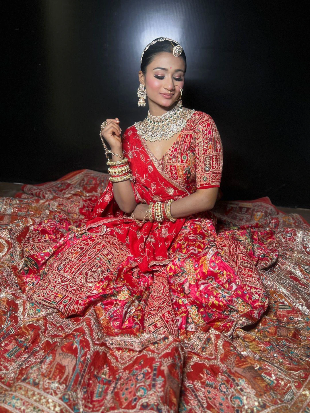 Bridal Red Lehenga