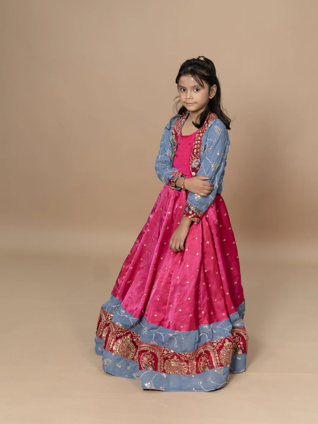 Kids Lehenga Choli with Shrug