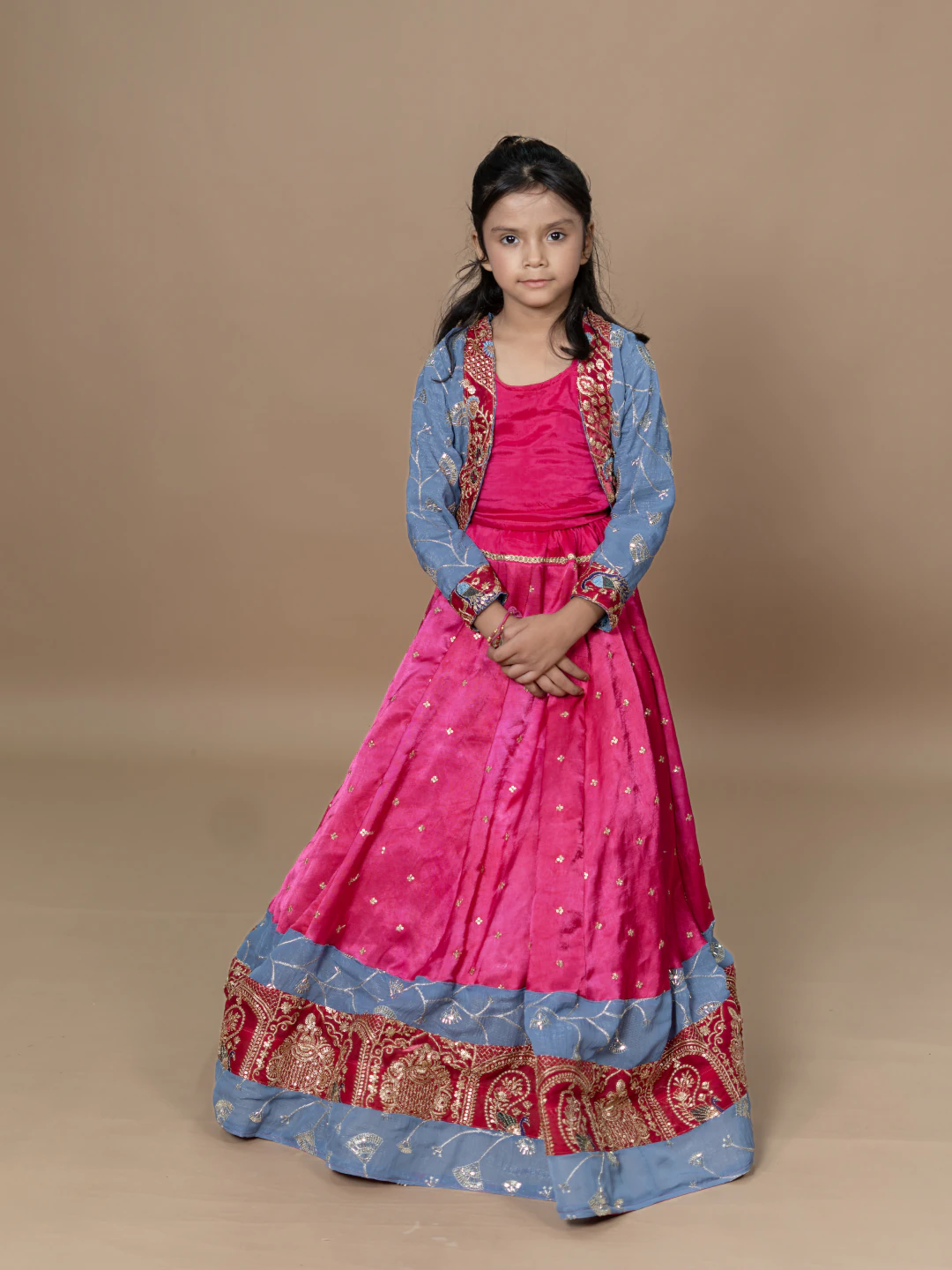 Kids Lehenga Choli with Shrug