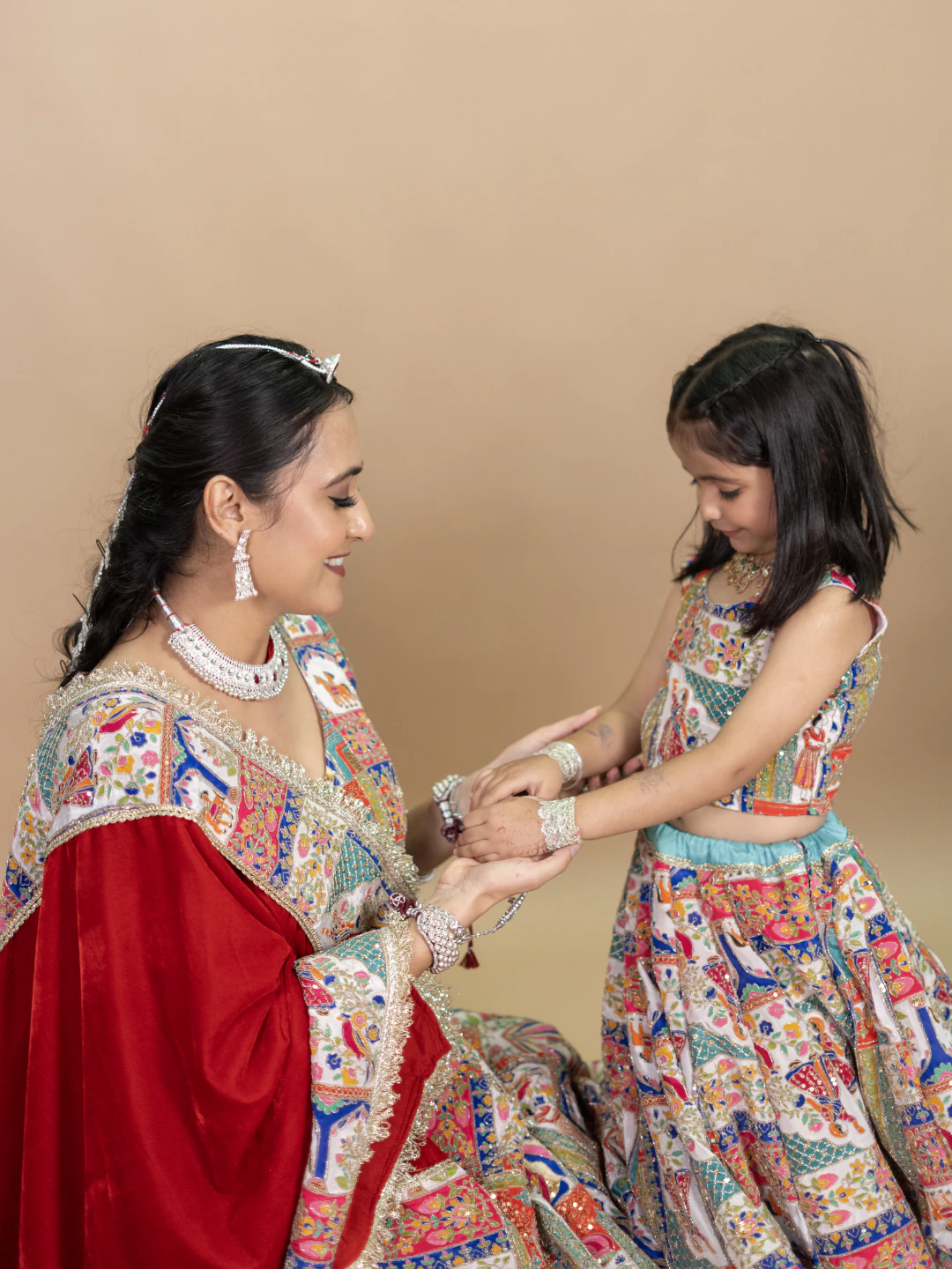 Traditional Lehenga With Multi Base