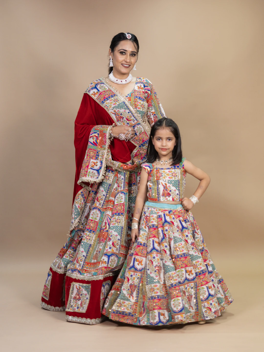 Traditional Lehenga With Multi Base